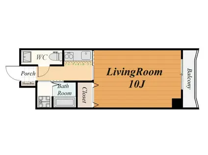 アーバンライフ山下(1K/5階)の間取り写真