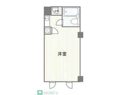 第五ルミエール田無(ワンルーム/3階)の間取り写真