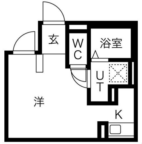 BUZZ西台I(ワンルーム/2階)の間取り写真