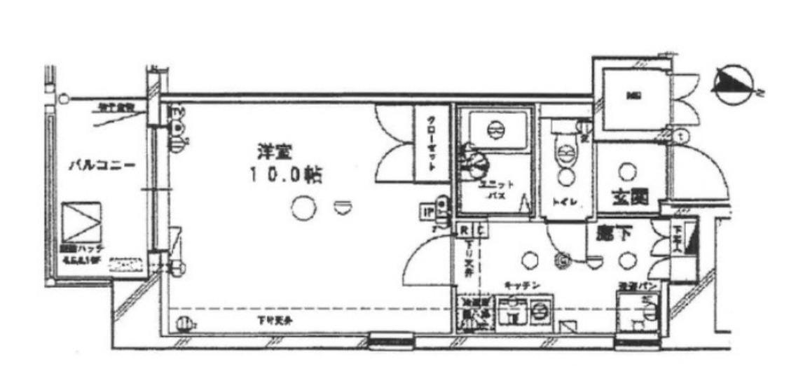ステージファースト笹塚(1K/6階)の間取り写真