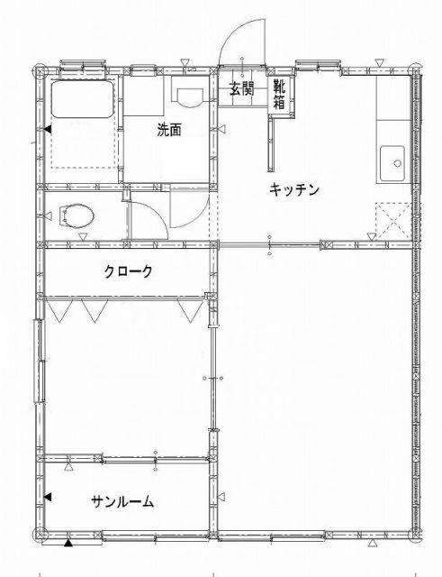 リヴィエール(2K/2階)の間取り写真