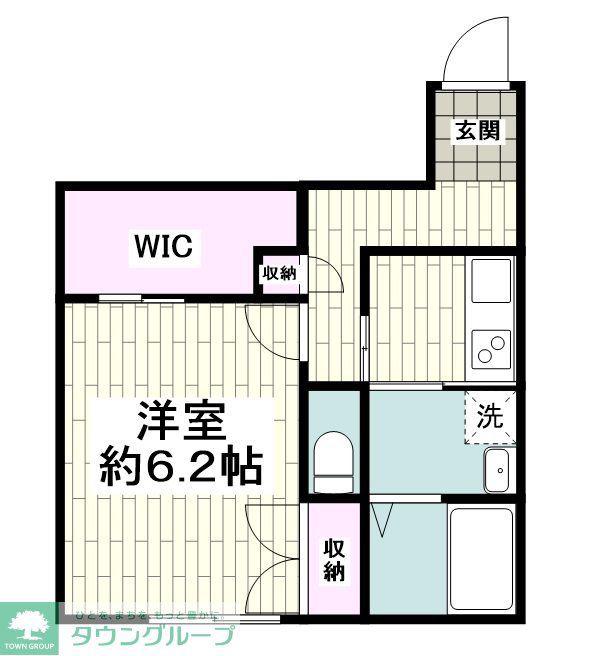 HALEIWAVILLEGEハレイワヴィレッジ(1K/1階)の間取り写真