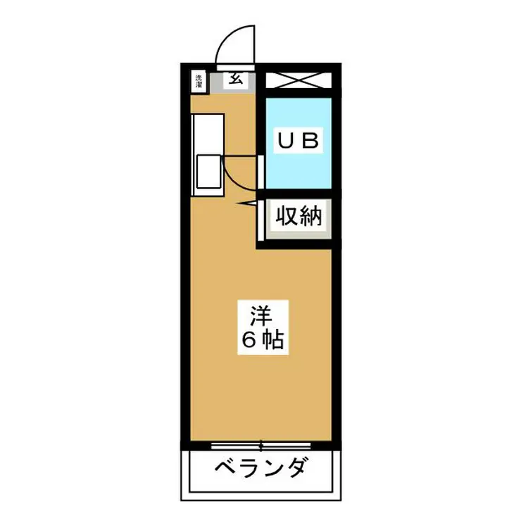 エスポワール西村 1階階 間取り