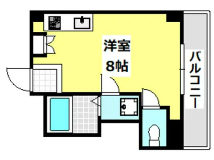 ナンノ第21号館(ワンルーム/3階)の間取り写真