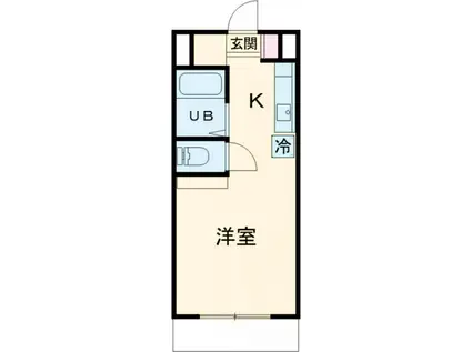 コスモス町田(ワンルーム/3階)の間取り写真