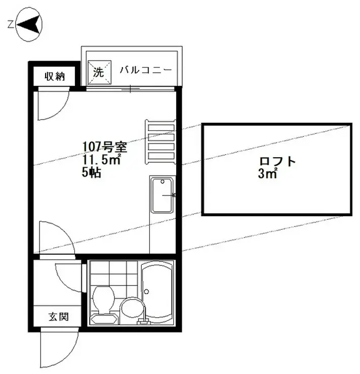 ライフピアマーブル 1階階 間取り