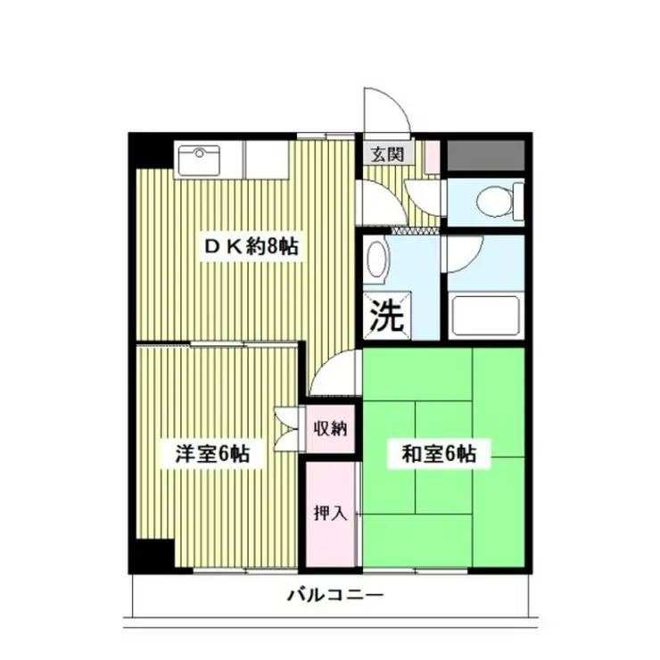 ワコー西台 2階階 間取り