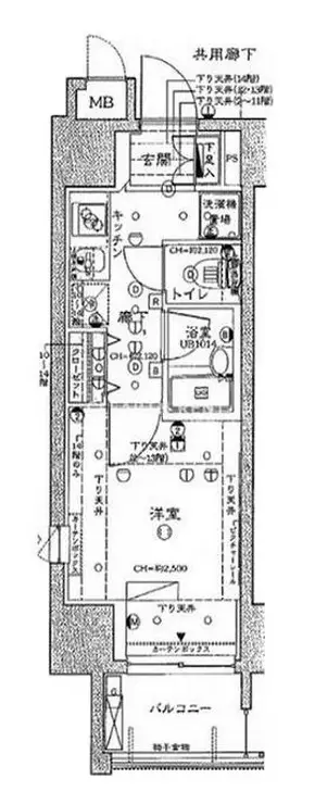 アーバンファースト両国 6階階 間取り