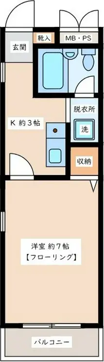 アーバンコート梅丘 2階階 間取り