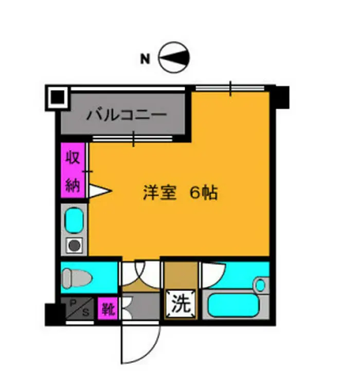 ティファニー舟渡 4階階 間取り