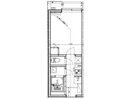 フェリチータ紅葉丘(1K/3階)の間取り写真