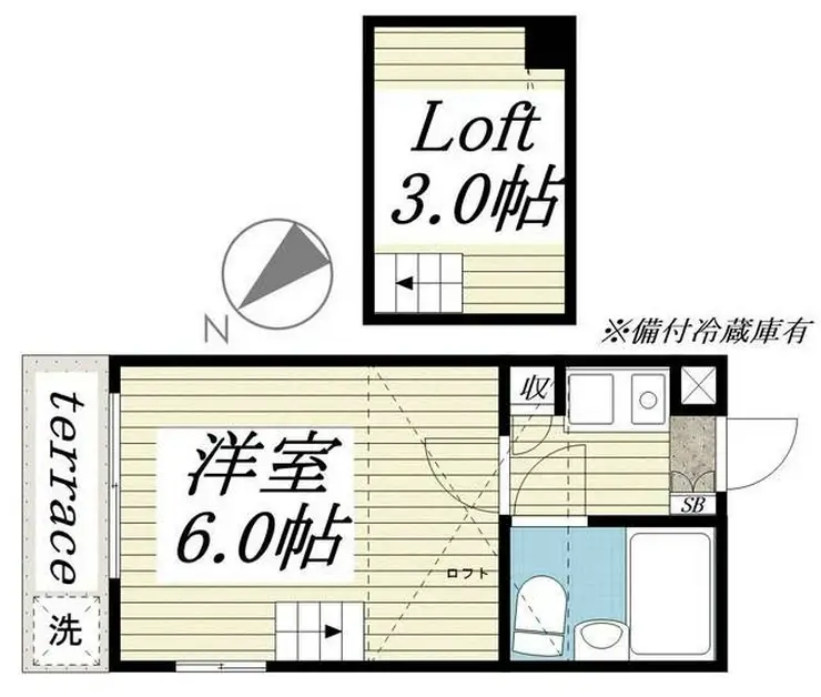 ジュネパレス船橋第53 1階階 間取り