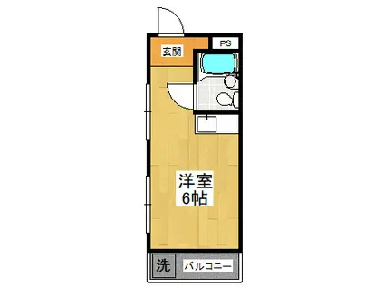 石原マンション(ワンルーム/3階)の間取り写真