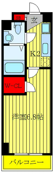 アクシーズタワー川口並木 3階階 間取り