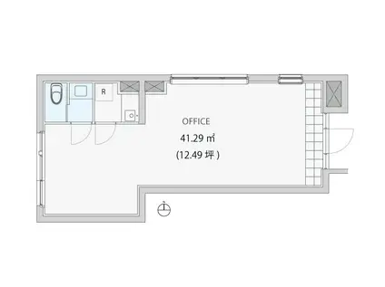 エスセナーリオ中野中央(ワンルーム/1階)の間取り写真