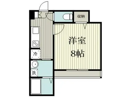 MAISON EMAメゾンエマ(1K/2階)の間取り写真