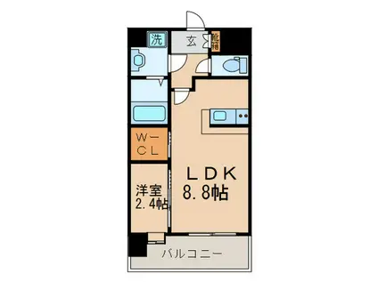 ザ シダーハウス バイ サヴォイ(1LDK/3階)の間取り写真