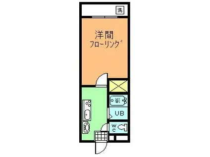 アイグラン(1K/3階)の間取り写真