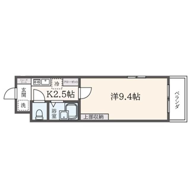ハイム三軒茶屋(1K/1階)の間取り写真
