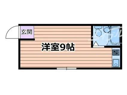 大野マンション(ワンルーム/2階)の間取り写真