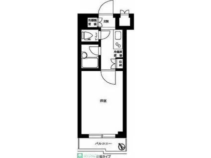 ルーブル荻窪(1K/3階)の間取り写真