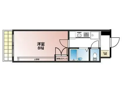 ワイズレジデンス南草津(1K/1階)の間取り写真