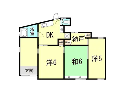 前田文化(3SDK/1階)の間取り写真