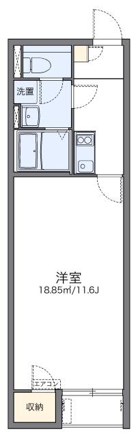レオネクストアトム(1K/2階)の間取り写真