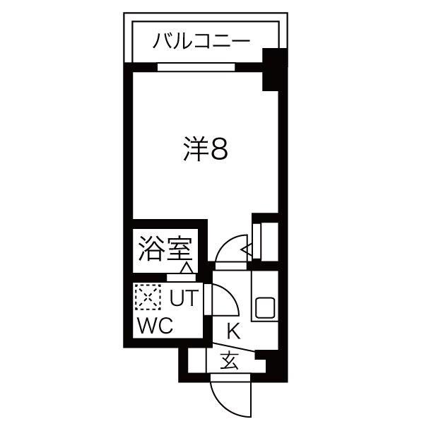 SEST新大阪(1K/7階)の間取り写真