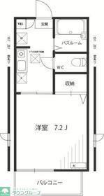 アクシーズ東大宮(1K/1階)の間取り写真