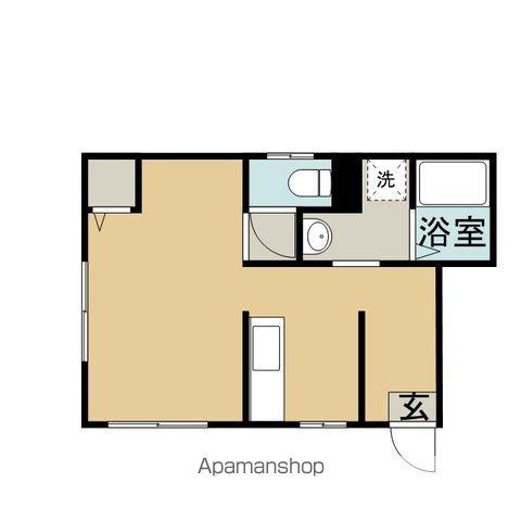 HOUSE KAMIDO C棟(ワンルーム/1階)の間取り写真