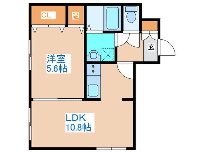 アビタ219(1LDK/4階)の間取り写真