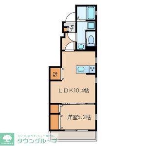 LA LUCE(1LDK/1階)の間取り写真