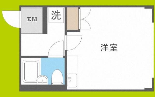 デイズアパートメント(1K/3階)の間取り写真
