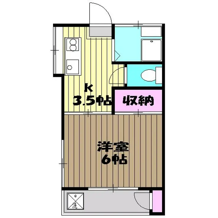 第三雅荘 2階階 間取り