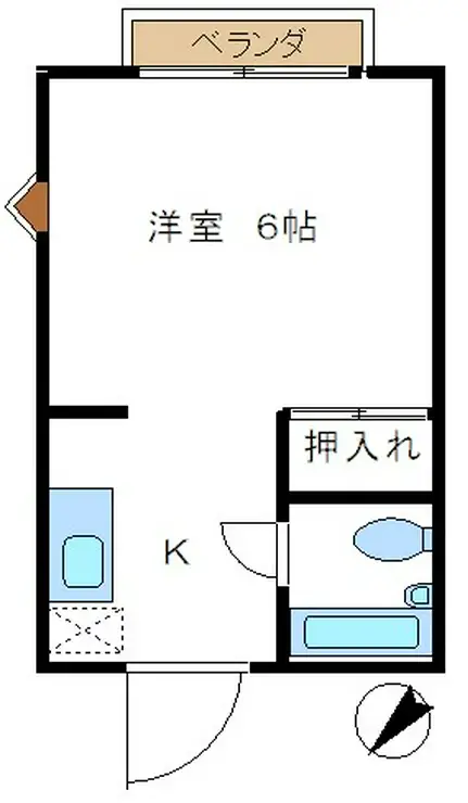 コーポ・サンルート 2階階 間取り