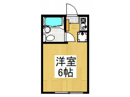 エクセル小川(ワンルーム/1階)の間取り写真
