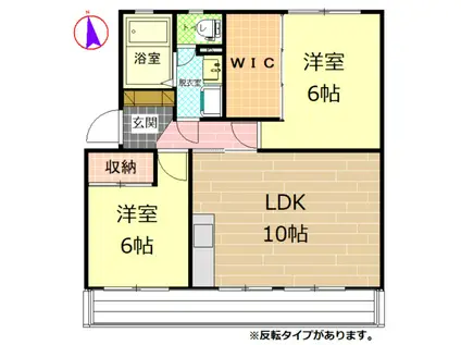 メゾンサンシャイン(2LDK/1階)の間取り写真