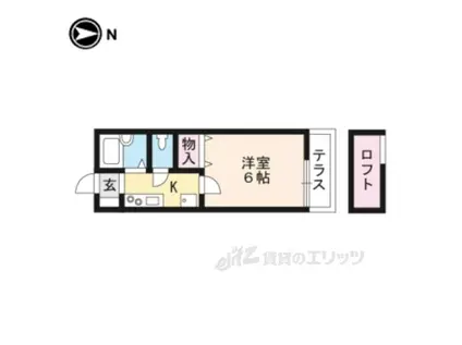 セ・レスト薬大南(1K/1階)の間取り写真