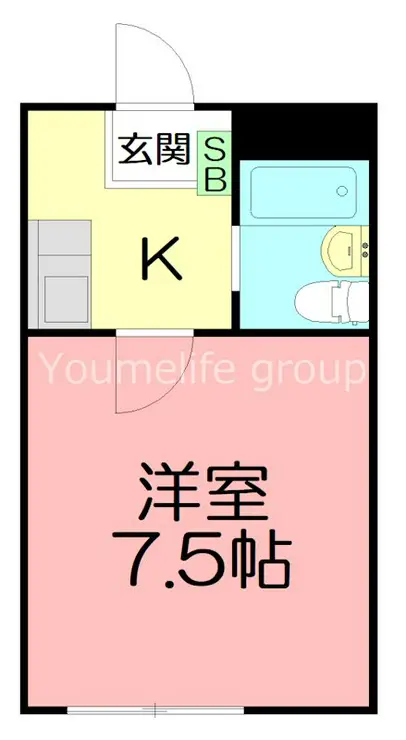 ポートアリス 1階階 間取り
