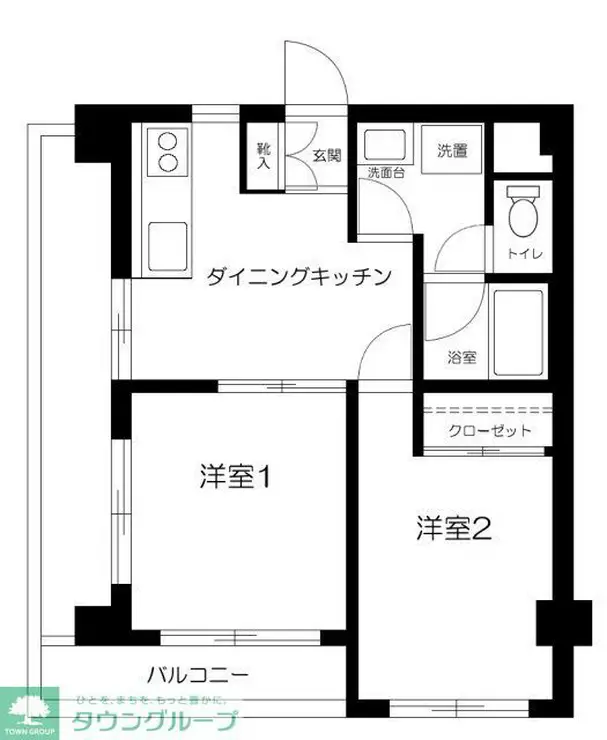 ホワイトキャッスル上鷺宮 3階階 間取り