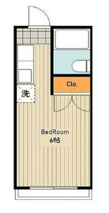 鈴蘭荘 2階階 間取り