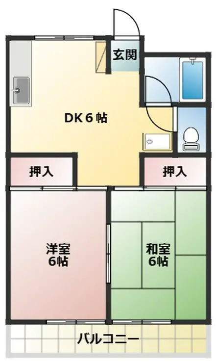 第2カイビル 5階階 間取り