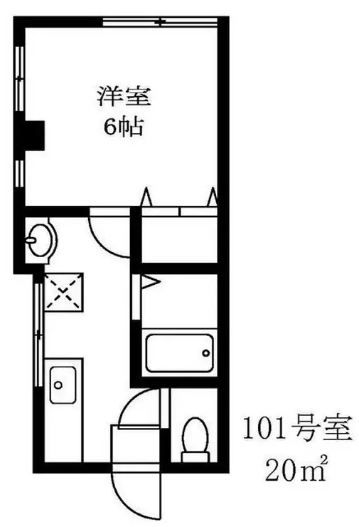 西池レジデンス 1階階 間取り