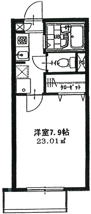 アベリア武蔵野 1階階 間取り