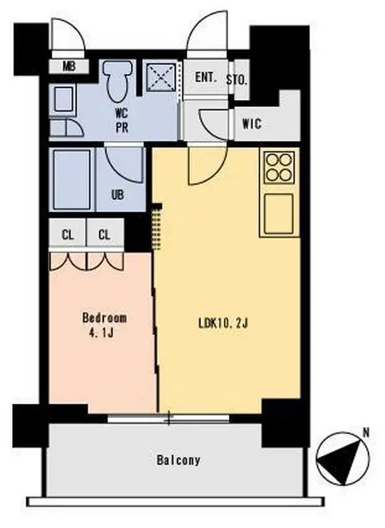 ノーブル代々木上原 9階階 間取り