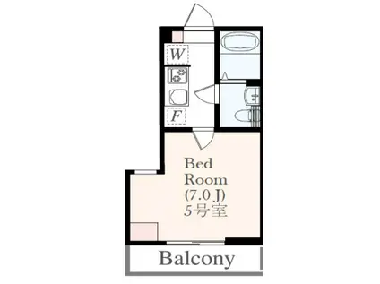 アザーレ・シド海老名(1K/3階)の間取り写真