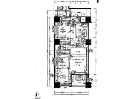 プレミスト西池袋(3LDK/4階)の間取り写真