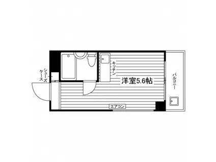 アルテハイム上新庄(ワンルーム/1階)の間取り写真