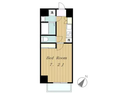 PRIMAL MACHIDA プライマルマチダ(1K/10階)の間取り写真